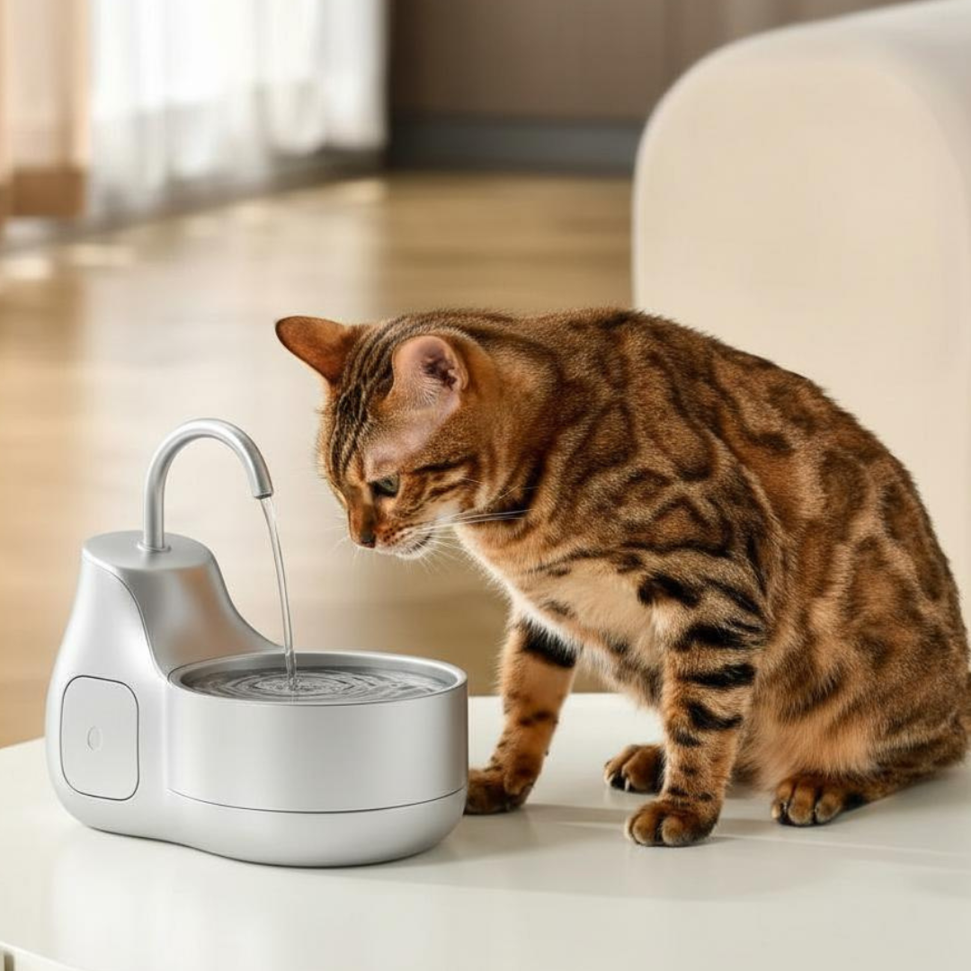 Purrify Max Stainless Steel Water Fountain