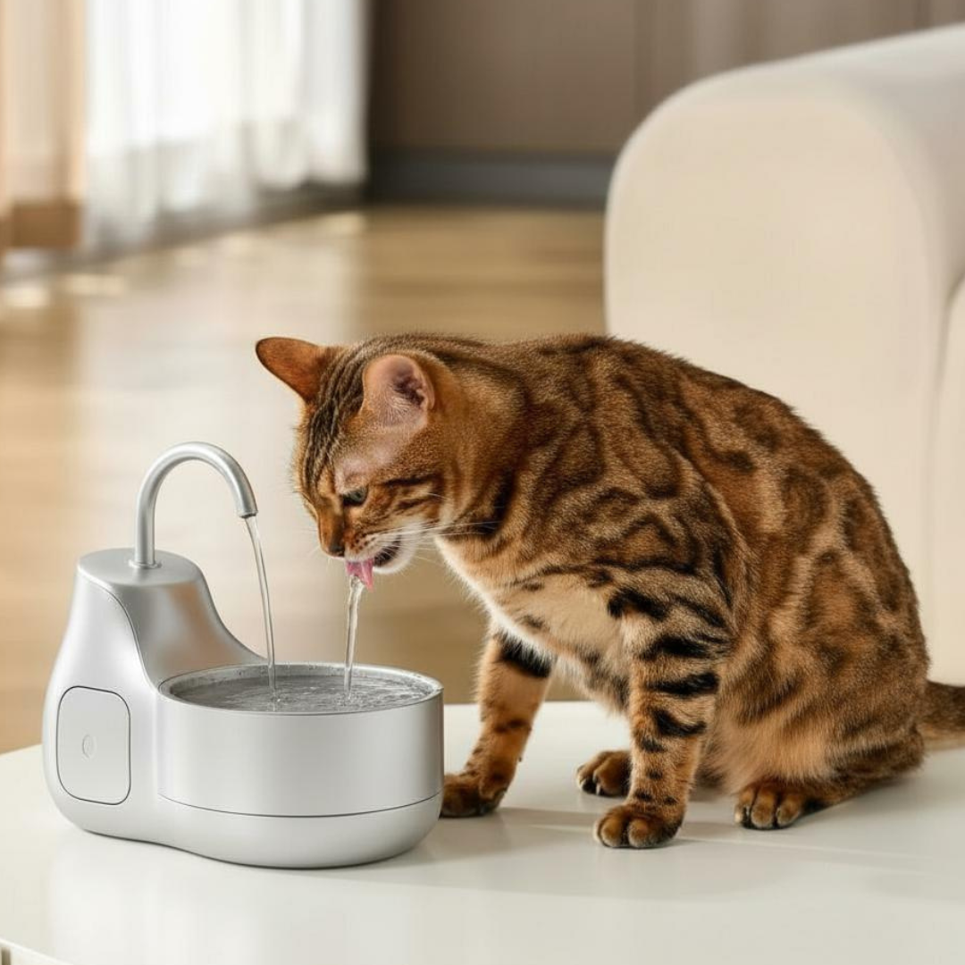 Purrify Max Stainless Steel Water Fountain