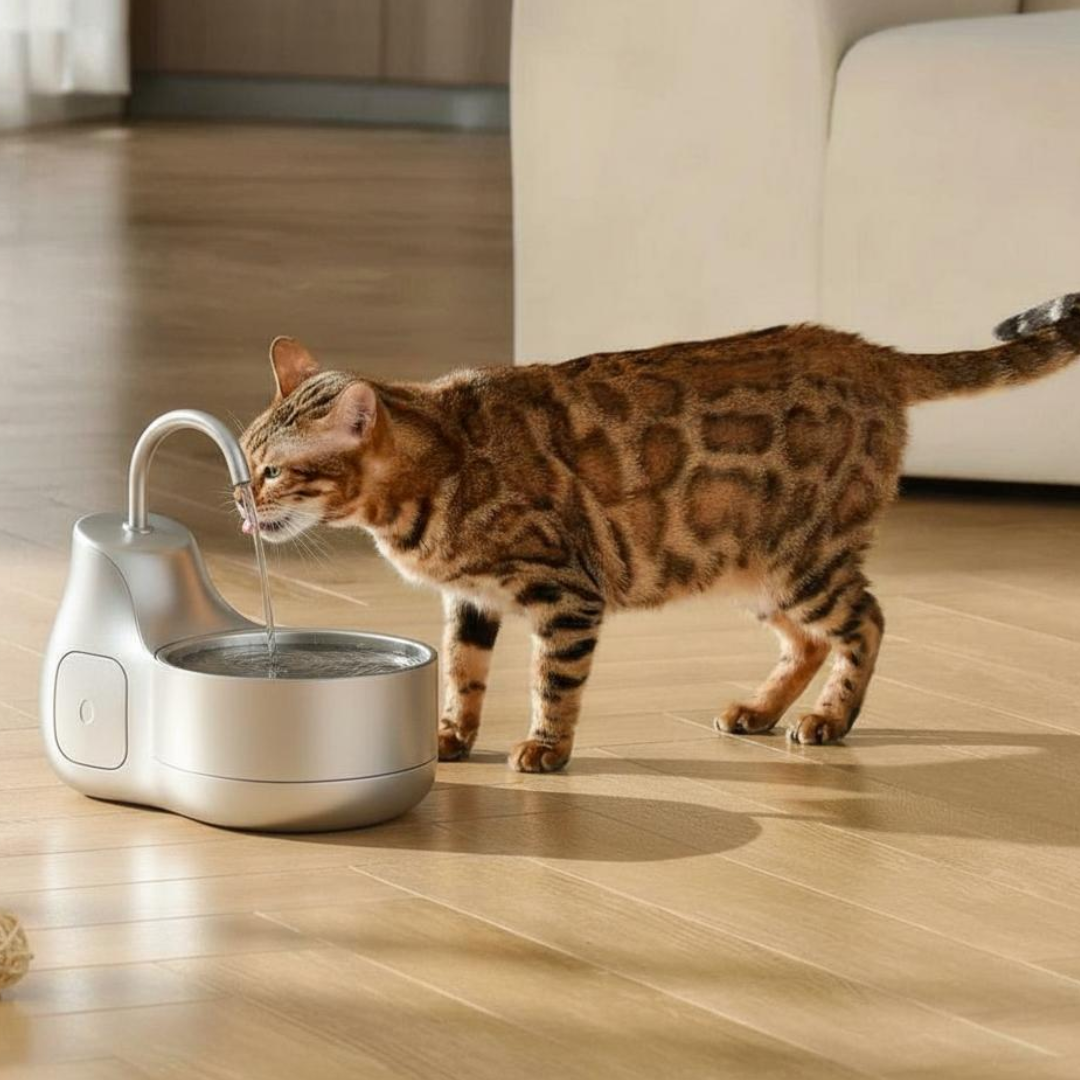 Purrify Max Stainless Steel Water Fountain