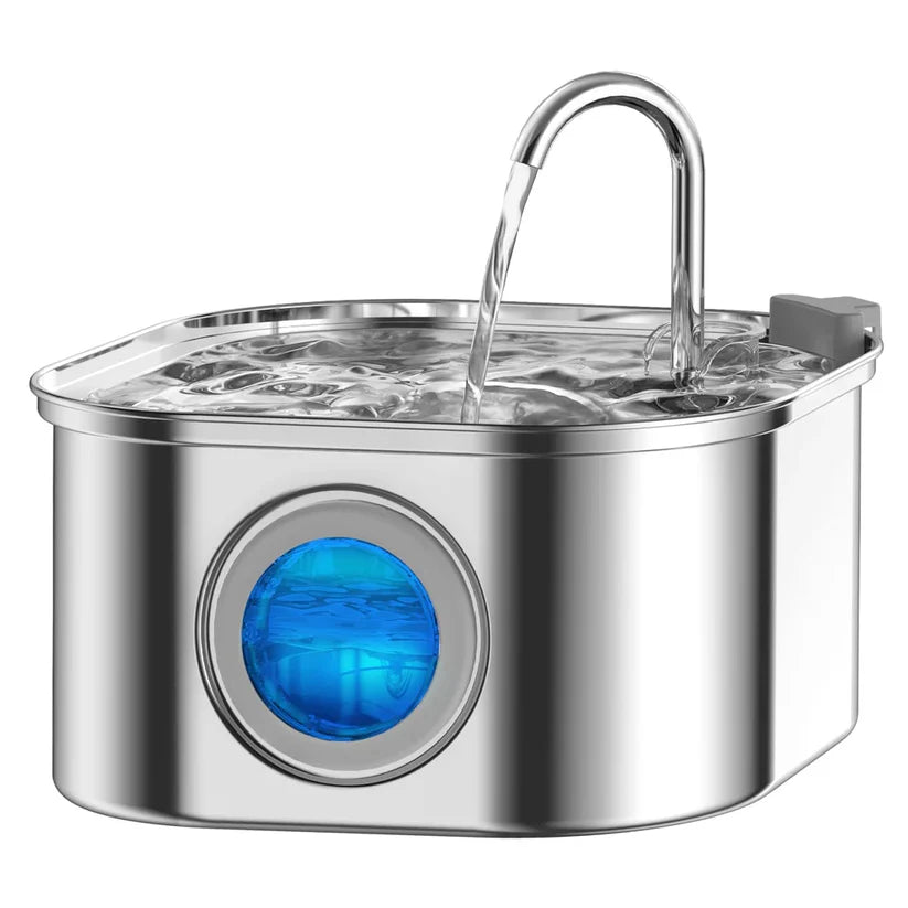 Purrify Stainless Steel Water Fountain - Purrify