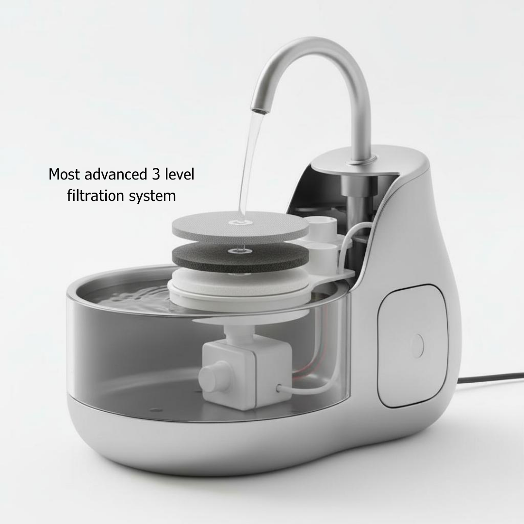 Purrify Max Stainless Steel Water Fountain