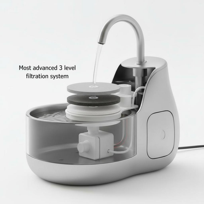 Purrify Max Stainless Steel Water Fountain