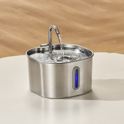 Purrify Stainless Steel Water Fountain